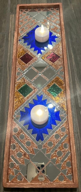 Geometric Art 24"x4"